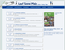 Tablet Screenshot of lauf-szene-pfalz.de